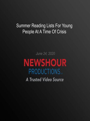 cover image of Summer Reading Lists For Young People At a Time of Crisis